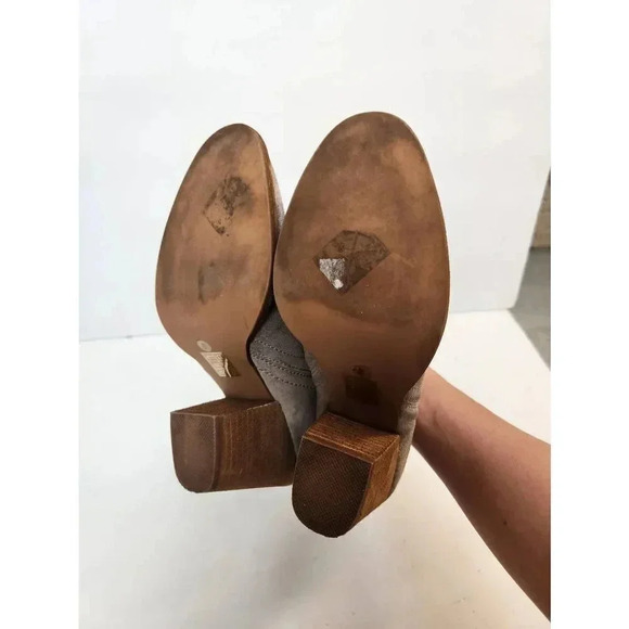 Jeffrey Campbell Bootie Gray Tan Size 8 - Picture 8 of 9